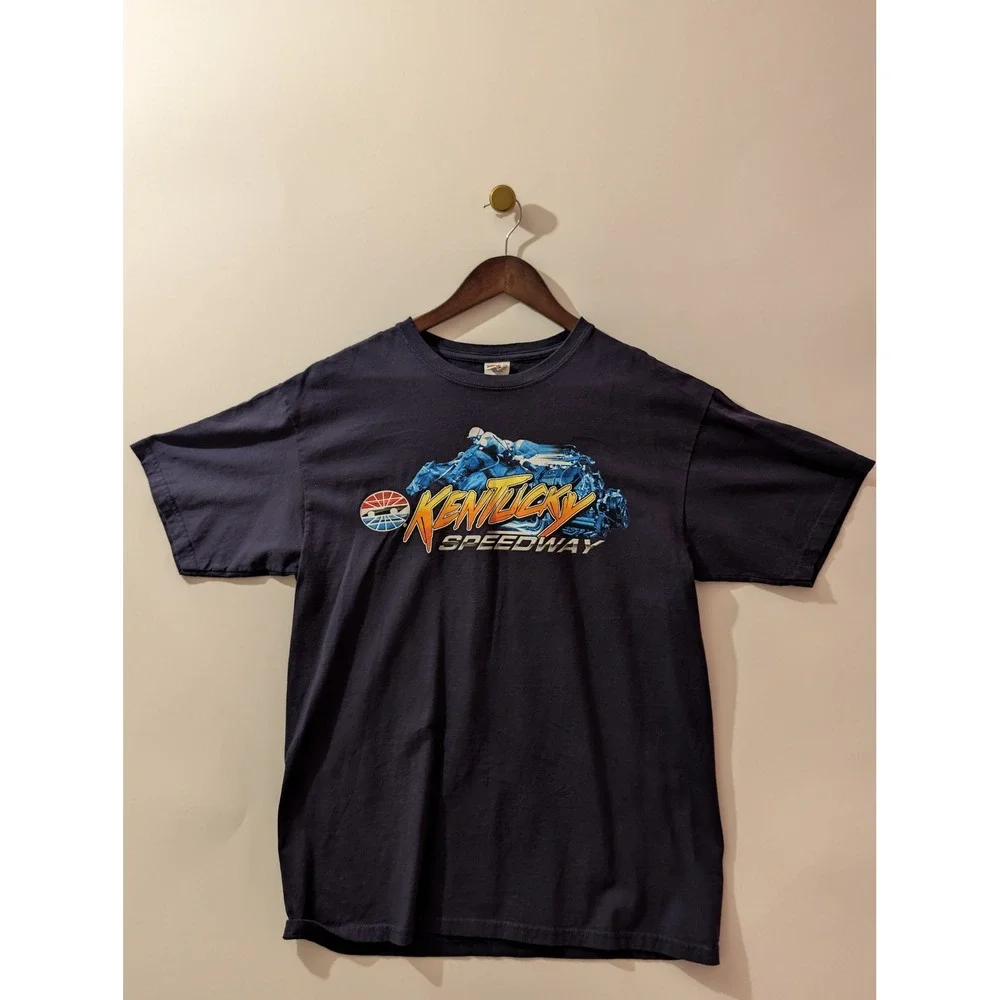 Kentucky Speedway Graphic T-Shirt Mens XL Navy Blue Excellent Racing Tee